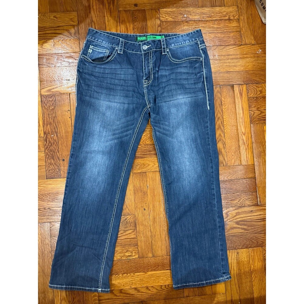 Rock And Roll Denim Regular Fit Pistol Straight Jeans 38x32